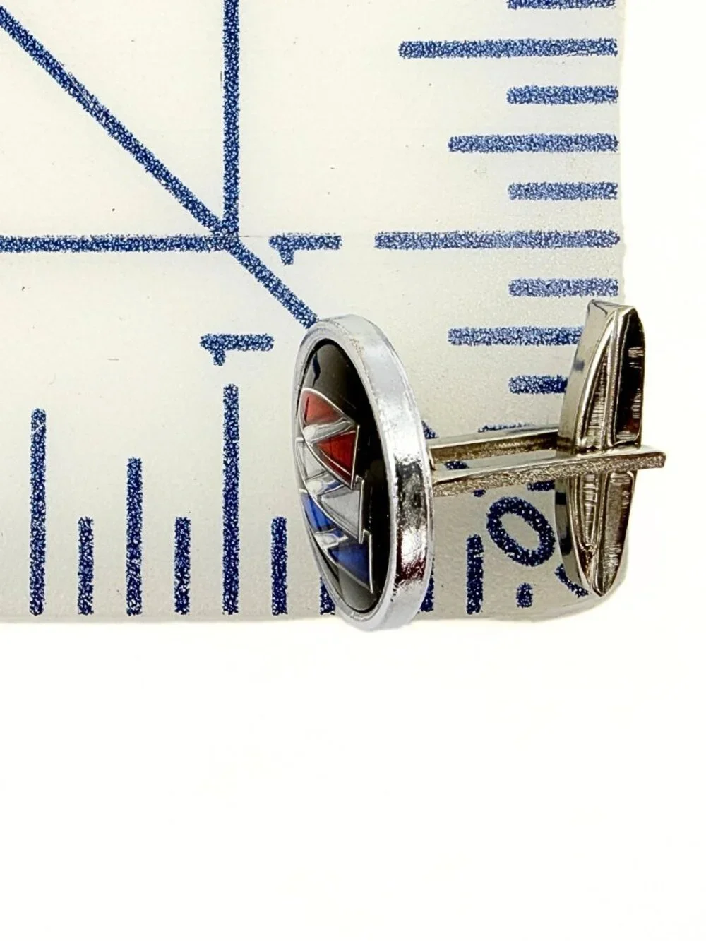 Amazing Buick Tri-Shield Logo Enamel Automotive Cufflinks